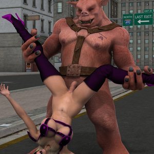 Phantom vs Pigraw (Captured-Heroines Comics) image 018