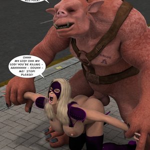 Phantom vs Pigraw (Captured-Heroines Comics) image 028