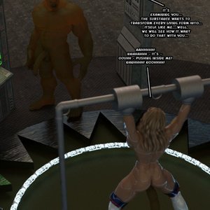 Powerwoman vs Dr Chemoil (Captured-Heroines Comics) image 037