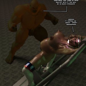 Powerwoman vs Dr Chemoil (Captured-Heroines Comics) image 055