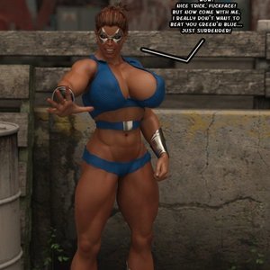 Quickfists vs Gambo (Captured-Heroines Comics) image 004