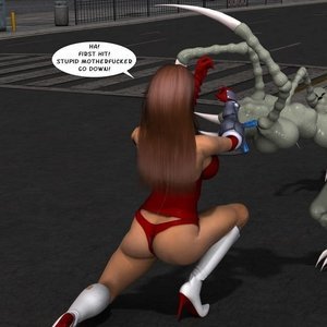 Red Fist - First Mission (Captured-Heroines Comics) image 008