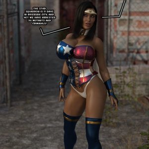 Star Squadron vs the Showmaster (Captured-Heroines Comics) image 002