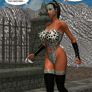 The Cheetah vs Ranger Bob (Captured-Heroines Comics) image 033