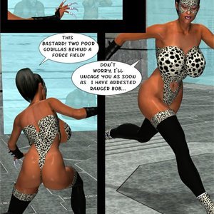 The Cheetah vs Ranger Bob (Captured-Heroines Comics) image 035