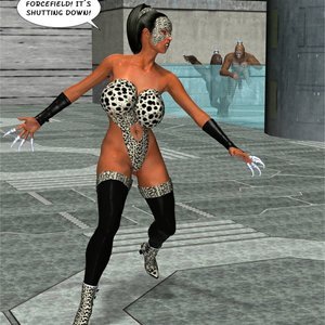 The Cheetah vs Ranger Bob (Captured-Heroines Comics) image 036