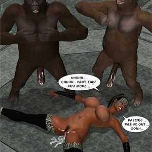 The Cheetah vs Ranger Bob (Captured-Heroines Comics) image 055
