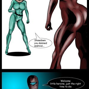 The Punishment of Green Flash (Captured-Heroines Comics) image 002