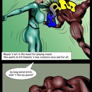 The Punishment of Green Flash (Captured-Heroines Comics) image 004