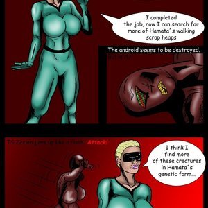 The Punishment of Green Flash (Captured-Heroines Comics) image 005