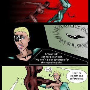 The Punishment of Green Flash (Captured-Heroines Comics) image 006