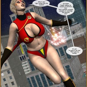 Omega Woman - Attack of the Christmas Goblins (Central Comics) image 005