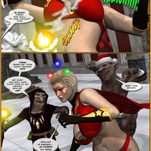 Omega Woman - Attack of the Christmas Goblins (Central Comics) image 013