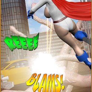 Power Girl - Tentacle Attack (Central Comics) image 044