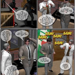 Sara Kraft and Kim Li in Curse of the Gold Spider (Central Comics) image 005