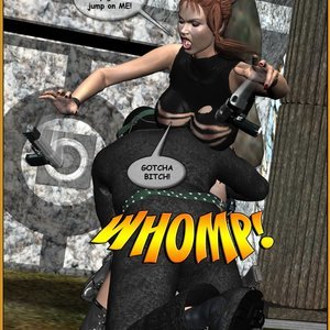 Sara Kraft and Kim Li in Curse of the Gold Spider (Central Comics) image 089