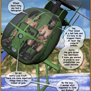 Sara Kraft and Kim Li in Curse of the Gold Spider (Central Comics) image 185