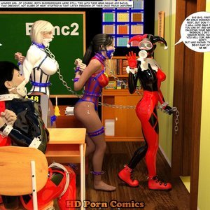 New Arkham For Superheroines - Issue 3 (DBComix - Deviant Bondage Comics) image 046