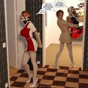 New Arkham For Superheroines - Issue 4 (DBComix - Deviant Bondage Comics) image 042