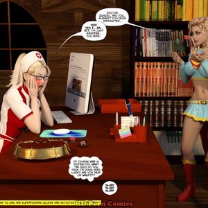 New Arkham For Superheroines - Issue 5 (DBComix - Deviant Bondage Comics) image 067