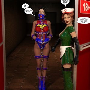 New Arkham For Superheroines - Issue 7 (DBComix - Deviant Bondage Comics) image 021