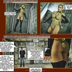 SOVIET GIRL - The End of Soviet Union (DBComix - Deviant Bondage Comics) image 053