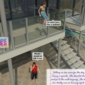 Clean the Pool (Dad and Daughter Diaries Comics) image 009