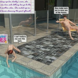 Clean the Pool (Dad and Daughter Diaries Comics) image 060