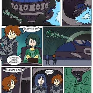The Abandoned Spaceship (DarkYamatoman Comics) image 017