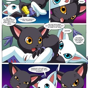 Gatomon in heat (Digihentai Comics) image 004