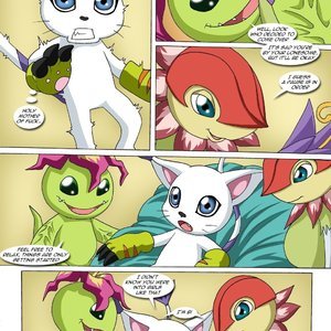 Gatomon in heat 2 (Digihentai Comics) image 010