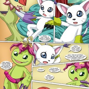 Gatomon in heat 2 (Digihentai Comics) image 011