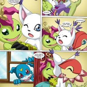 Gatomon in heat 2 (Digihentai Comics) image 013