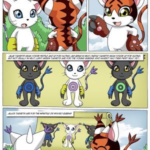 Gatomon in heat 3 (Digihentai Comics) image 005