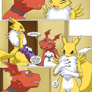 Renamons Big Secret (Digihentai Comics) image 008