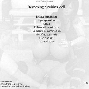 Becoming a Rubber Doll (Dollproject Comics) image 002