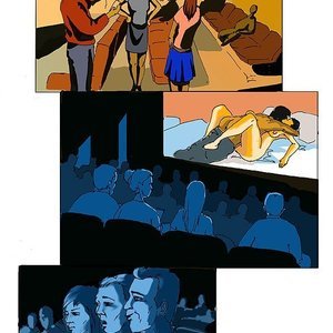 Father gives lessons to his daughter (Drawingincest Comics) image 005