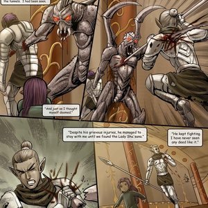 Chapter 8 - Goddess Knight (Drowtales Comics) image 087