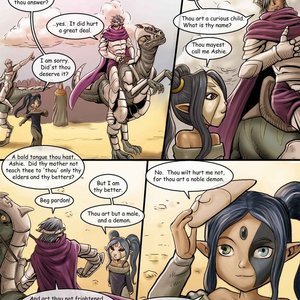 Chapter 8 - Goddess Knight (Drowtales Comics) image 089