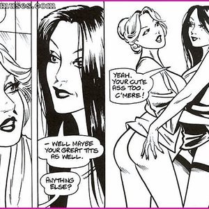 2 Hot Girls on a Hot Summer Night (EROS Comics) image 010