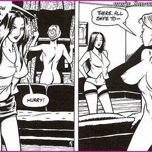 2 Hot Girls on a Hot Summer Night (EROS Comics) image 014
