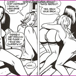 2 Hot Girls on a Hot Summer Night (EROS Comics) image 038