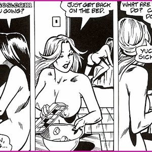 2 Hot Girls on a Hot Summer Night (EROS Comics) image 042