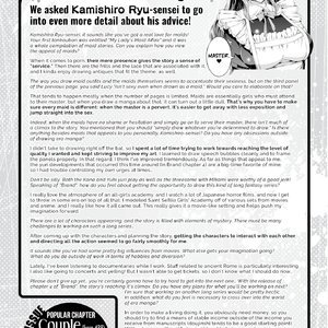 Kamishiro Ryu Interview One Point Advice Corner 40 (Fakku Comics) image 002