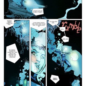Bubbling Up from the Abyss (Giantess Club Comics) image 008