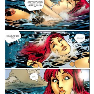 Bubbling Up from the Abyss (Giantess Club Comics) image 058