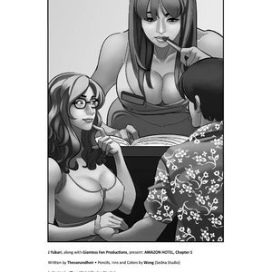 Amazon Hotel - Issue 1 (Giantess Fan Comics) image 002