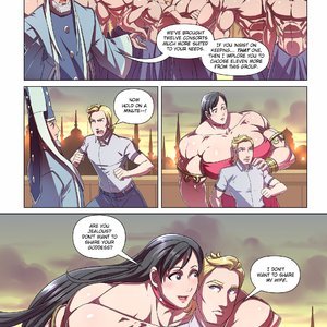 Goddess of the Trinity Moon - Issue 3 (Giantess Fan Comics) image 006