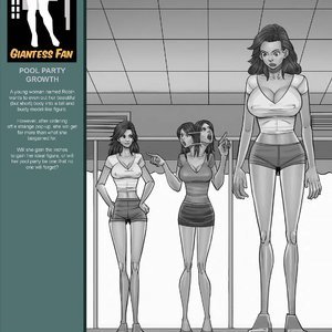 Pool Party Growth - Issue 1 (Giantess Fan Comics) image 002