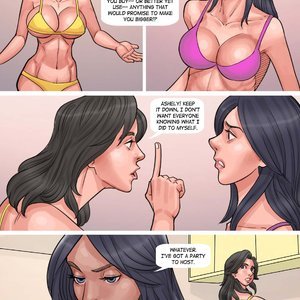 Pool Party Growth - Issue 1 (Giantess Fan Comics) image 015